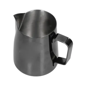 380ML קפה המגיש כוס בהיר שחור, אל חלד 304 חלב קצף גביע הביתה בר