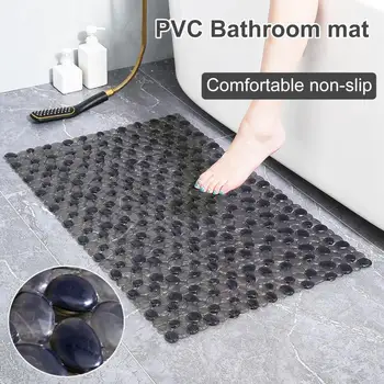 שטיחון לאמבטיה החלקה מחצלת שירותים כוס יניקה נגד החלקה מקלחת שטיח עם חור ניקוז נחל עיצוב האמבטיה שטיח עבור שימוש יומיומי