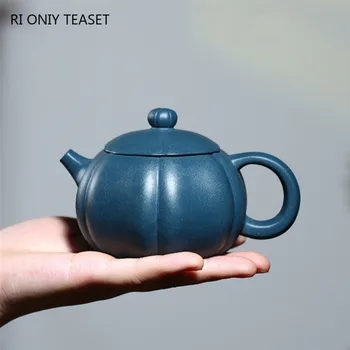 260ml סיני Yixing סגול קליי קומקומים היופי קומקום מפורסם בעבודת יד Xishi תה סיר גלם עפרות תכלת בוץ זישה ערכת תה Teaware