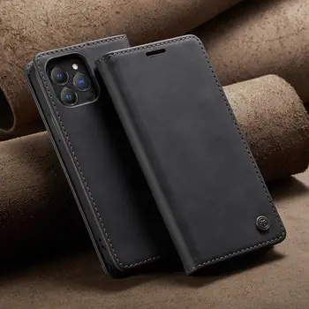 יוקרה מגנטי עור Flip Wallet Case For iphone 14 15 Pro מקס פלוס סיליקון רך Shockproof התיק כיסוי עבור טלפון 14 ועוד