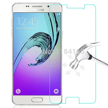 3PCS 100% מקורי מזג זכוכית עבור סמסונג Galaxy A7 2016 מגן, סרט מגן מסך עבור Samsung SM-A710F