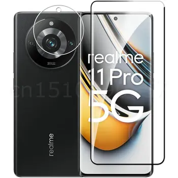3D מעוקל 9H זכוכית מחוסמת עבור Realme 11 Pro+ מגן מסך זכוכית על Realme11 11Pro Realme11Pro בנוסף רך עדשת המצלמה