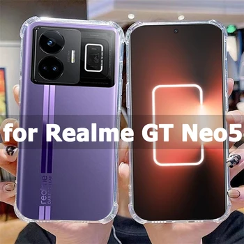 סיליקון Shockproof ברור במקרה את הטלפון על oppo gt neo5 במקרה את הטלפון על Realme GT ניאו 5 אביזרים שקוף בלון תיק מעטפת