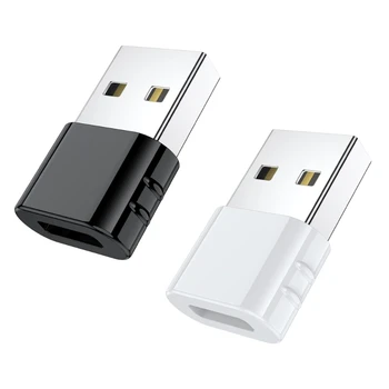 10PCS USB C נקבה ל-USB זכר מתאם USB Type-C ל-USB 2.0 מתאם ממיר עבור מחשב נייד מחשב נייד מקלדת 480Mbps