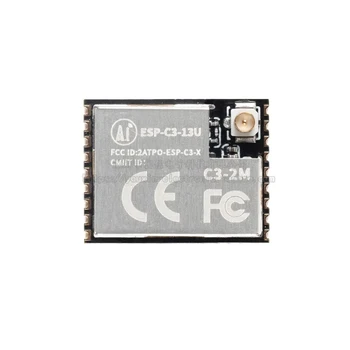 ESP-C3-13U מודול מובנה ESP32-C3 משולב שבב WiFi+BLE5.0 מודול אלחוטי