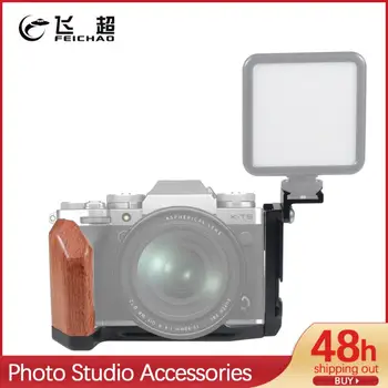 המצלמה כלוב הציוד עבור Fujifilm XT5 מגן מקרה עם צורת L ידית שחרור מהיר תושבת לוחית ולוג מייצב פוג ' י X-T5