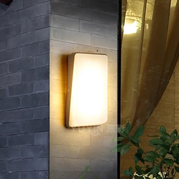 עמיד למים מנורת קיר בכניסה, חיצוני LED, מינימליסטי מודרני מנורת קיר, מנורת קיר, חצר וילה הכניסה המנורה