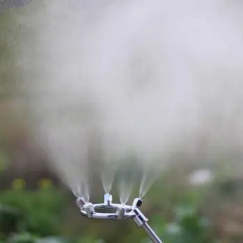 גן טבעתי נקבובי זרבובית עגול נירוסטה תרסיסים זרבובית צינור משאבת לחץ גבוה מרסס בגינה דשא פטיו