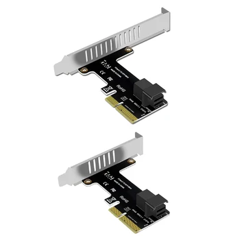 PCI-E SFF-8643 קמה כרטיס PCIE כדי U2 PCIE X4 כדי SFF8643 הרחבה כרטיס כונן הזיכרון המוצק למתאם