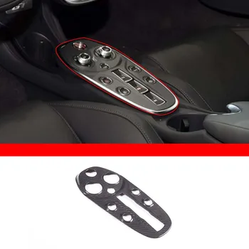 במקלארן GT 2019-2022 המכונית בקרה מרכזי ציוד הבקרה מסגרת דקורטיבית מדבקה אמיתי סיבי פחמן הפנים אביזרים