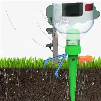 מקורה משק הבית Waterer בקבוק טפטוף מערכת השקייה אוטומטית אוטומטית השקיה בטפטוף השקיה על ספייק פרח צמחים