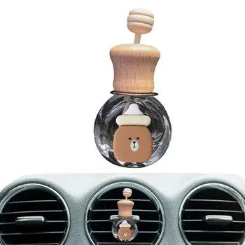 המכונית לשקע אוויר מטהר מפזר בקבוק קליפ בושם בקבוק ריק תליון שמן אתרי הרכב ניחוח תלוי קישוט הפנים