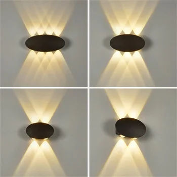 רונין LED מנורת קיר מודרני אור חיצונית יצירתי מנורות קיר עמיד למים מתקן הביתה המסדרון.