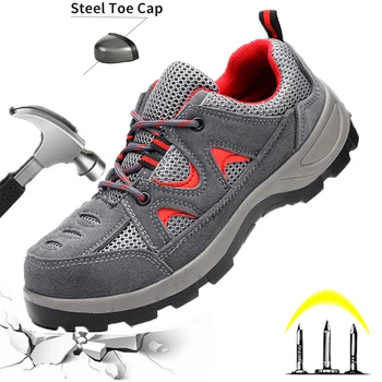 CHNMR בלתי ניתן להריסה בטיחות בעבודה מגפי גברים, נשים, אנטי-לרסק אנטי-ניקוב עבודה נעלי אור נעלי חורף פלדה הבוהן נעליים
