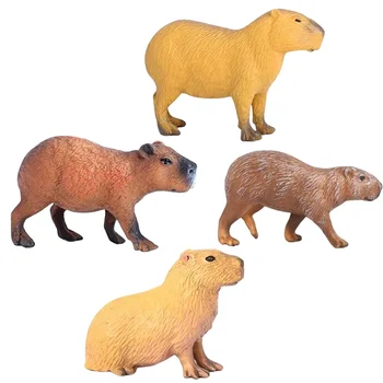 הבובה המדהימה Capybaras מודל יצירתי קישוט קישוטים לבית החווה דמויות של חיות