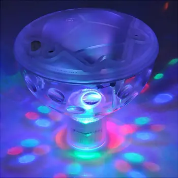 צף מתחת למים LED דיסקו אור זוהר להראות בריכת שחייה ג ' קוזי ספא מנורה המופעלת על סוללה רב בצבע אורות מתחת למים