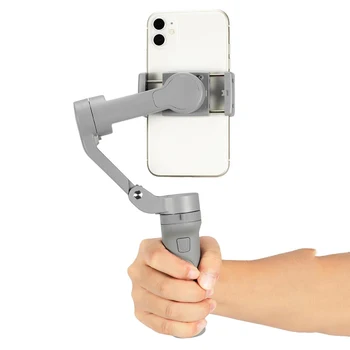כף יד שלושה ציר מייצב פנים מעקב אנטי לרעוד קיפול כיס-טלפון נייד מעקב פעולה המצלמה פאן להטות