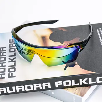 אופנה UV400 בייסבול רכיבה דיג פועל משקפי שמש רכיבה על אופניים משקפיים גברים, נשים, ספורט משקפי שמש זכוכית בגוונים Eyewear