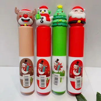 מדגיש 24pcs חג המולד צבע עט סימון להגדיר יצירתי לילדים ציור גרפיטי תלמידים ססגוניות כף היד עטים מתנות