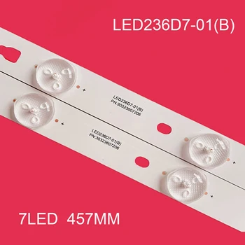 תאורת LED אחורית רצועות עבור מסתורין-טי-וי 2431LT2 LE24B8000T LED236D7-01(ב) Telefunken TF-LED24S38T2 PLE-2405HD Haier LE24B8000T