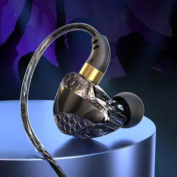 אוזניות חוטית עבור ביצועים מיטביים אוזניות חוטית עבור מחשבים ניידים צליל משופרת Wired ב-האוזן אוזניות עם למשחקים