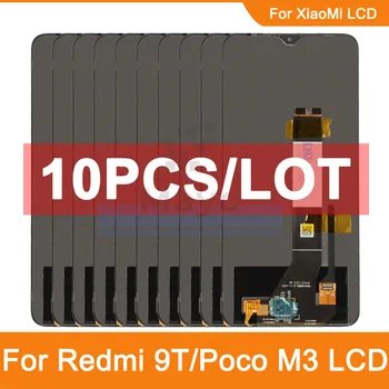 10Pcs/Lot הסיטוניים עבור Xiaomi פוקו M3 תצוגת LCD עם מסך מגע הרכבה על Pocophone M3 M2010J19CG לredmi 9T LCD