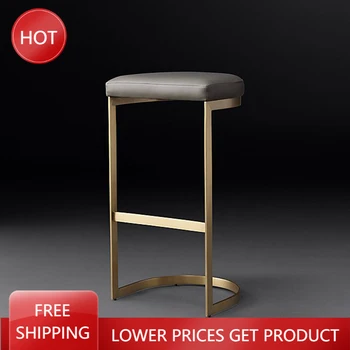 תעשייה בר כיסא עץ מינימליסטי יוקרה זהב המטבח כסאות בר נורדי הכיסא תעשייתי Cadeiras דה אספרה ריהוט מתאים.
