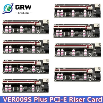 VER009S בנוסף PCI-E כרטיס Riser 009S בנוסף PCIE X1 כדי X16 4Pin 6Pin כוח 60 ס 