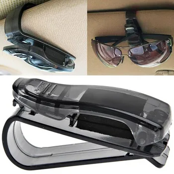 אוניברסלי לרכב משקפיים מקרה משקפי שמש קליפ מחזיק כרטיס סוגר עבור אאודי Q8 Fj קרוזר אביזרים יהלום הציור