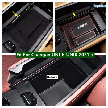 המכונית מרכזי משענת יד תיבת אחסון מסוף היד לנוח מגש משטח מיכל Changan UNI-K UNIK 2021 - 2023 הפנים אביזרים