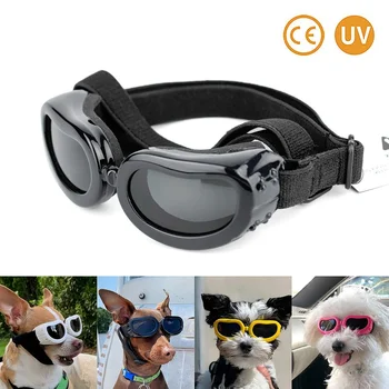 4 צבעים מתכוונן לחיות מחמד כלבים משקפיים בינוני גדול כלב מחמד משקפיים מחמד eyewear עמיד למים כלב הגנה, משקפי מגן UV משקפי שמש