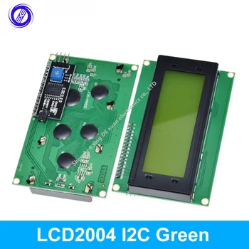1PCS LCD2004+I2C 2004 20x4 2004A מסך כחול HD44780 אופי LCD /w IIC/I2C ממשק טורי מתאם מודול עבור Arduino למודול