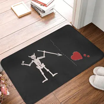 אנטי להחליק השטיח שטיחון למטבח מחצלת דגל שאומר מוות 5 מרפסת שטיח מקורה עיצוב