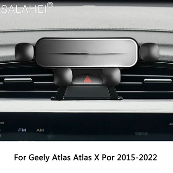 מתכוונן הרכב מחזיק טלפון לשקע אוויר הכבידה הר עבור Geely אטלס Atlas PRO X 2015-2022 תושבת GPS לעמוד תמיכה אביזרים