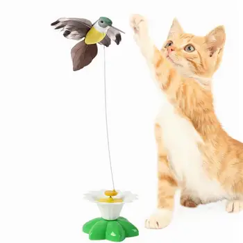 360 מעלות בטוח Rotatable ציוד לחיות מחמד יונק הדבש צורה חשמלי אינטראקטיבי צעצוע חתול חמוד טיזר וטרינרית הסלון