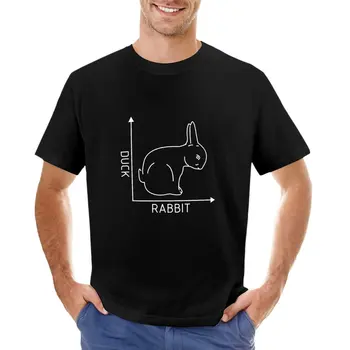 ברווז/ארנב חולצה חולצה חולצות אדם חולצות לגברים כותנה