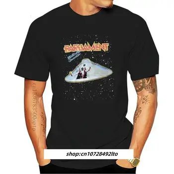 חדש Parliament Funkadelic חולצה ספינת האם חיבור 100% רשמי ג ' ורג ' קלינטון 100% כותנה, חולצת טריקו, חולצות הסיטוניים טי