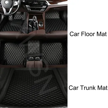 מכונית אישית שטיח הרצפה עבור פיג ' ו 408 2014-2023 508 2019-2023 RCZ 2010-2019 הפנים אביזרים המטען מחצלת