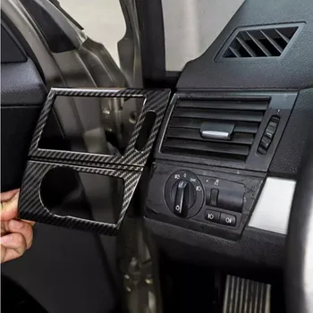 ABS ברכב מרכז הבקרה בצד מיזוג אוויר לשקע פתחי מסגרת הכיסוי לקצץ מדבקות עבור ב. מ. וו X3 E83 2006-2010 אביזרי רכב