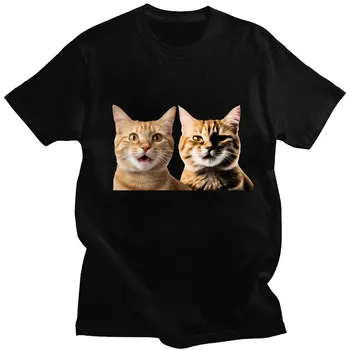 Kawaii Daze חתול הדפס אופנתי להדפיס חולצת טי נשים גברים אופנה מצחיק שרוול קצר ברחוב סגנון החולצה יצירתיות יוניסקס אופנת רחוב