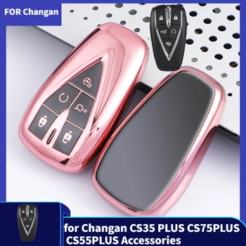 מפתח המכונית כיסוי Case Fob מעטפת במחזיק מפתחות Changan CS35 בנוסף CS75PLUS CS55 בתוספת אבזרים