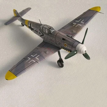 1:32 גרמניה Bf-109 G6/G14 המחבל מטוסים מודל 3D Papercraft ערכות צעצועים