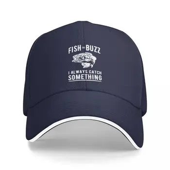 דגים או באז אני תמיד לתפוס משהו כובע בייסבול כובע משאית כובעי שמש כובע לילדים האיש כובע נשים