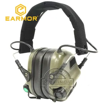 EARMOR m31 לאמת MOD4 עלווה ירוקה טקטי אוזניות יריות צבאי רעש מבטל אוזניות מגן שמיעה