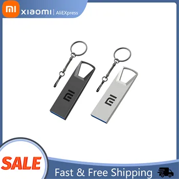 Xiaomi Pendrive אופנה צבעים U מקל מתנה 2TB 1TB מהירות גבוהה עט כונן פלאש USB יצירתי זהב מקש עבור הטלפון מקל USB
