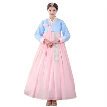 מסורתית אסיה תחפושת נשים קוריאני ההאנבוק הזה שמלה אלגנטית קוריאה למבוגרים לרקוד ללבוש ארמון Cosplay ביצועים בגדים