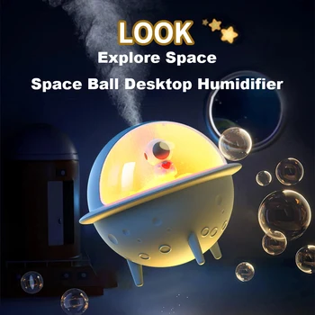 חדש 350ML אוויר האדים צבעוני אסטרונאוט אדים נייד שמנים אתריים מפזר הביתה חדר שינה ניחוח מפזר