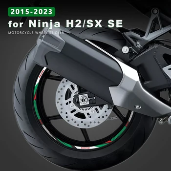 אופנוע גלגל מדבקה עמיד למים רים המדבקה על קוואסאקי נינג ' ה H2 SX 2023 אביזרים H2R ZH2 Z H2 SE 2015-2022 2019 2020 2021