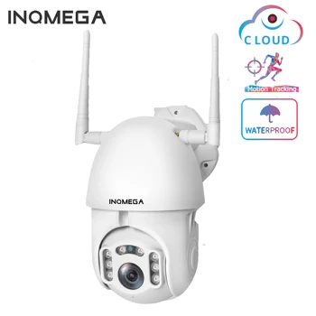 INQMEGA מצלמת IP WiFi 1080P אלחוטית אוטומטית מעקב PTZ מהירות מצלמת כיפה חיצונית אבטחה טלוויזיה במעגל סגור מעקב מצלמה עמיד למים