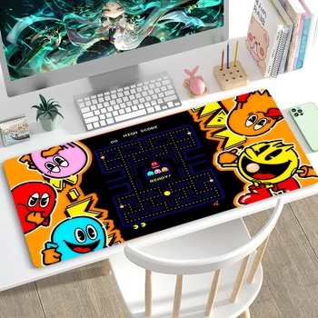 Pac-Man שולחנות עבודה משטח עכבר Gaming Mousepad שטיחי מחצלת שולחן מחשב גיימר שולחנות מחשב ארון משחקי אנימה מקלדת אביזרי ההתקנה